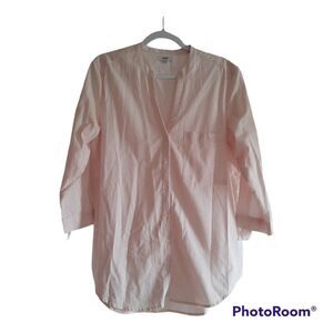 Kensie Jeans Striped Tie Sleeve Button Up Shirt